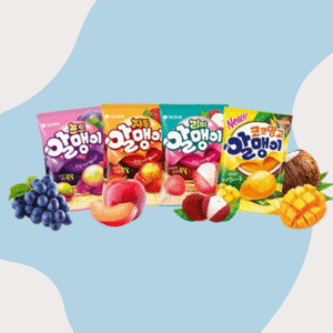gomitas frutales coreanas “jelly pals” – 4 sabores