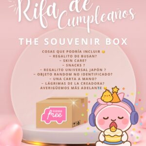 ✨ rifa de cumpleaños 🎂 ~ the souvenir box ✈️ ~ primera edición limitada ⭐️ ✨