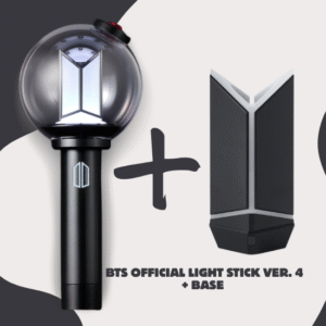 Home bts official light stick ver.4 + base